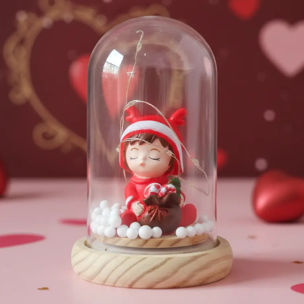 (Précommande) Dôme Lumineux “Douceur de Cupidon” – Édition Spéciale Saint-Valentin