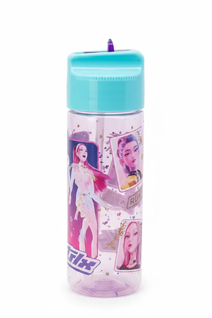 Bouteille avec paille en plastique Hydro tritan Kpop démon Hunters 540 ml