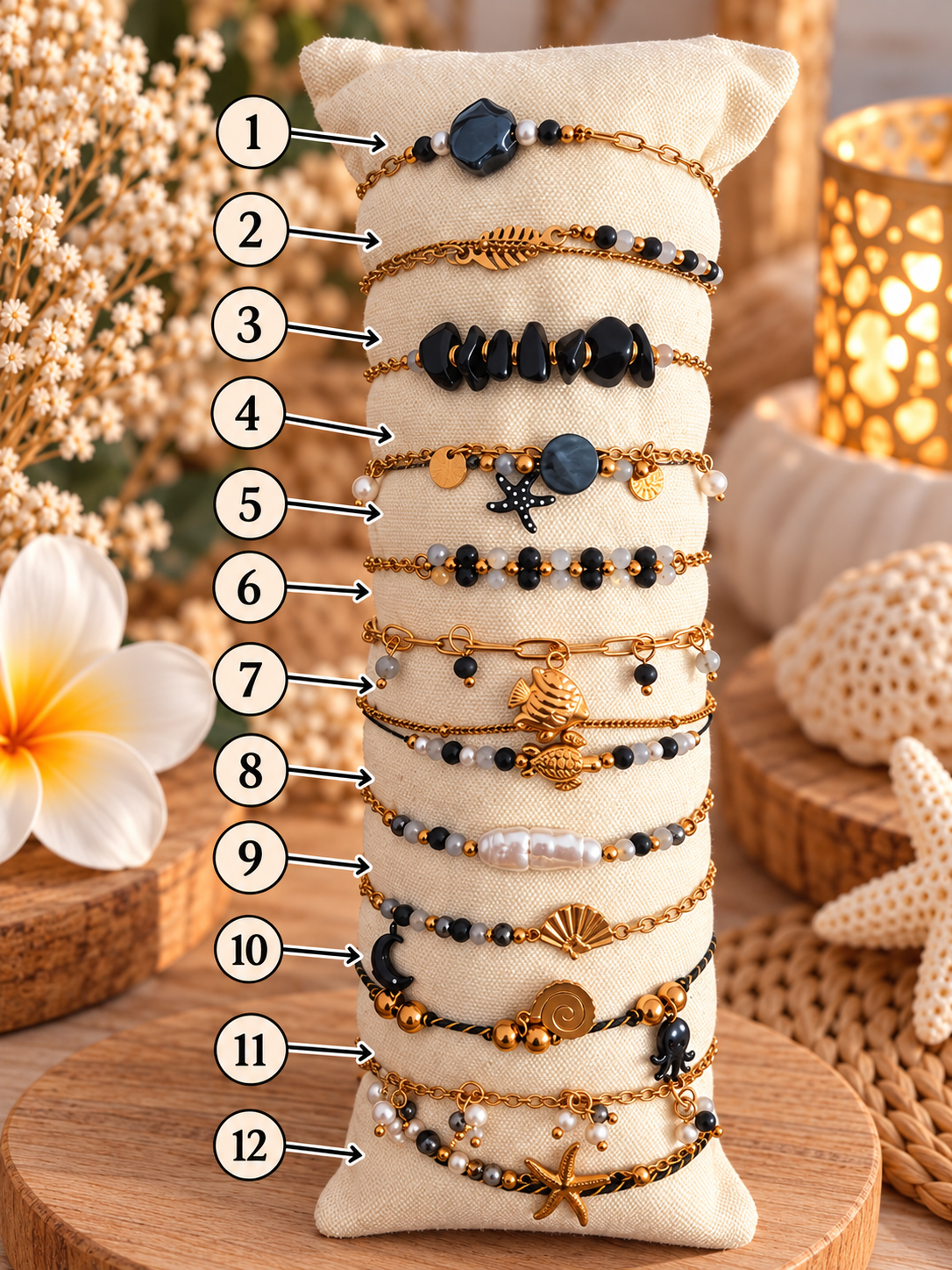 🌊 Collection de bracelets Bohème & Océan 🌊