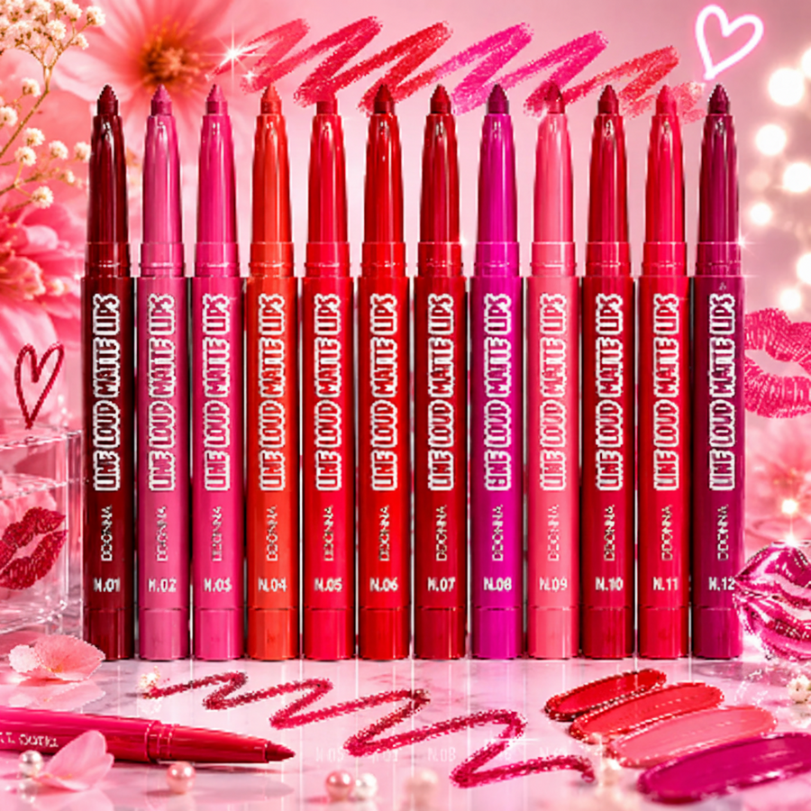 💋 Crayons Rouge à Lèvres Mat “Line Loud Matte Lips”