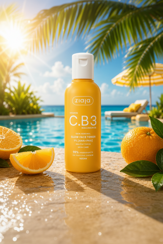 🍊✨ Lotion Tonique Éclat Vitamine C + Vitamine B3 (Niacinamide) Ziaja 120 ml ✨🍊