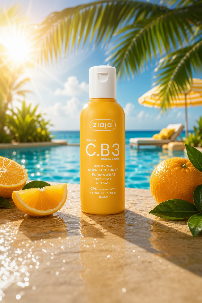 🍊✨ Lotion Tonique Éclat Vitamine C + Vitamine B3 (Niacinamide) Ziaja 120 ml ✨🍊