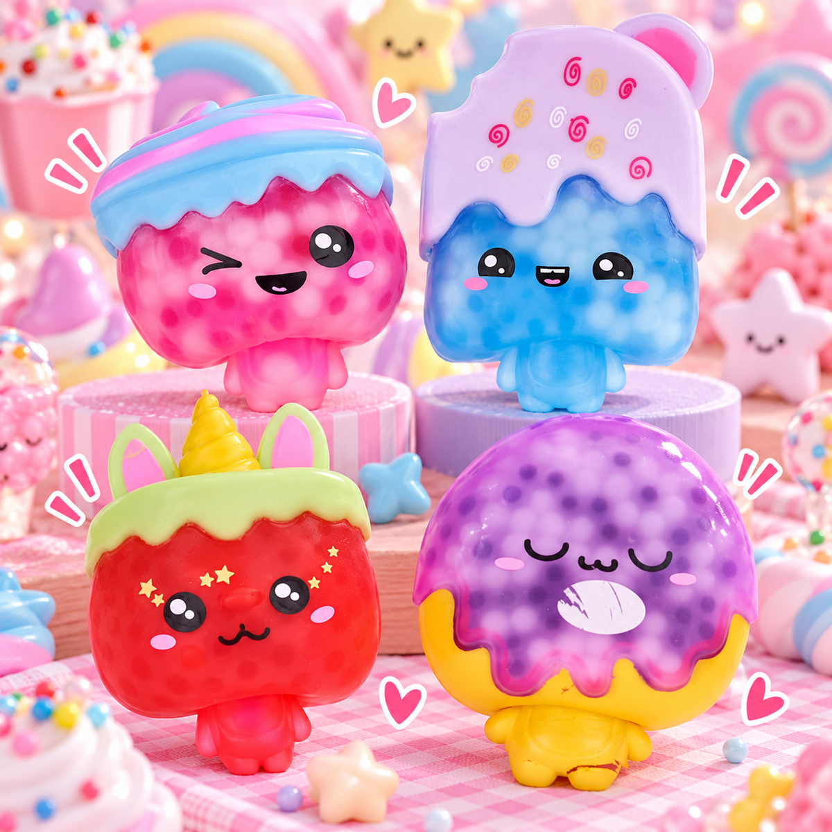 🍭 Squishy Sucette Glacée aux Fruits 🍭