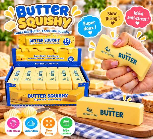 🧈 Squishy Beurre Anti-Stress 🧈