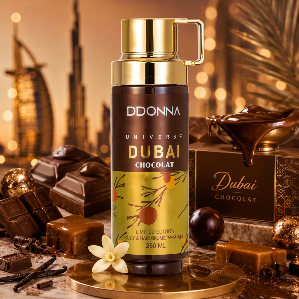 ✨ Brume Parfumée Universe Dubai Chocolat D'Donna 250 ML