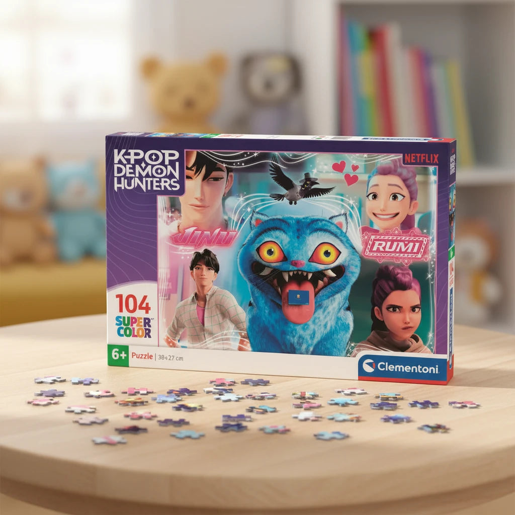 Puzzle géant de 104 pièces 
K-pop demon Hunters, Clementoni