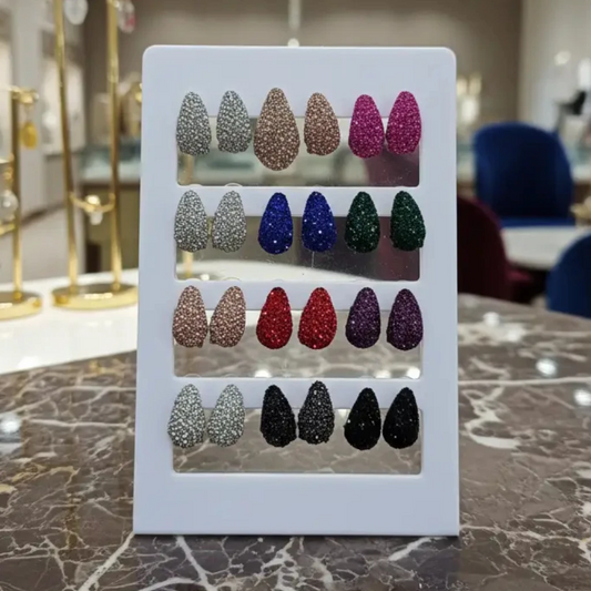 (Précommande) Boucles D’oreilles Larmes de Strass