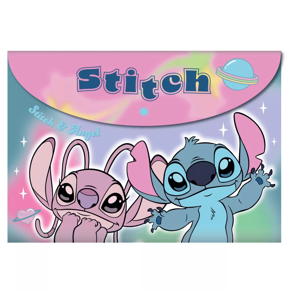 Pochette porte-documents A/4 Disney Lilo et Stitch Universe