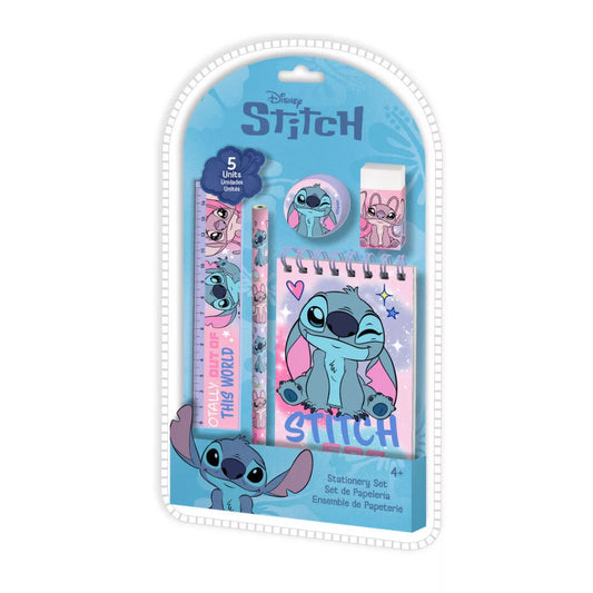 Ensemble de papeterie Stitch 5 pièces