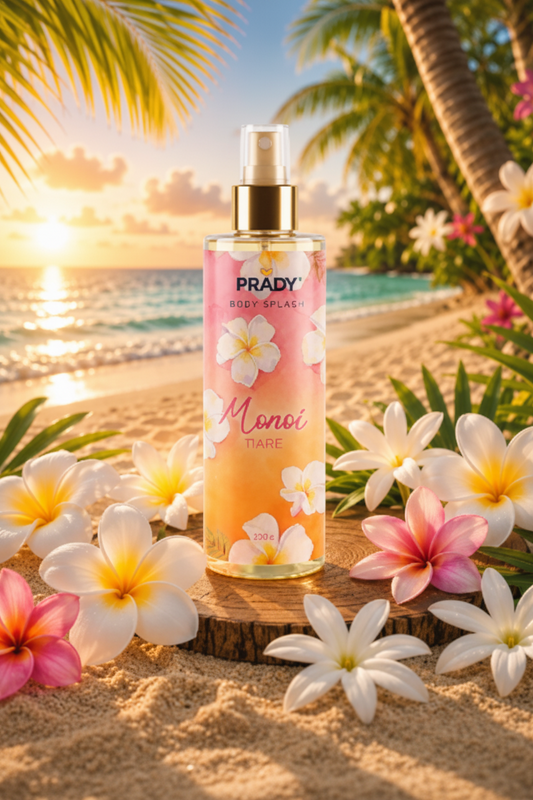 🌺🌴 Brume Corps & Cheveux Monoï Tiaré Prady – 250 ml