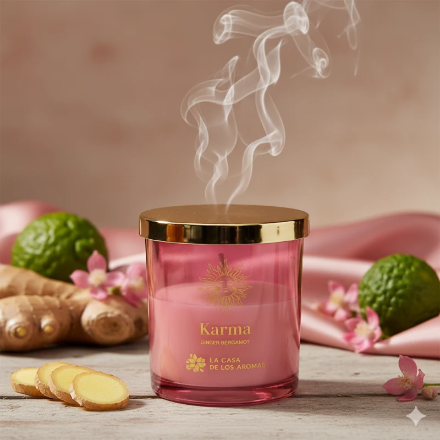 (Précommande) Bougie parfumée Karma 150 g – La Casa de los Aromas