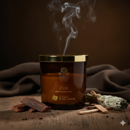 (Précommande) Bougie parfumée Zen 150 g – La Casa de los Aromas