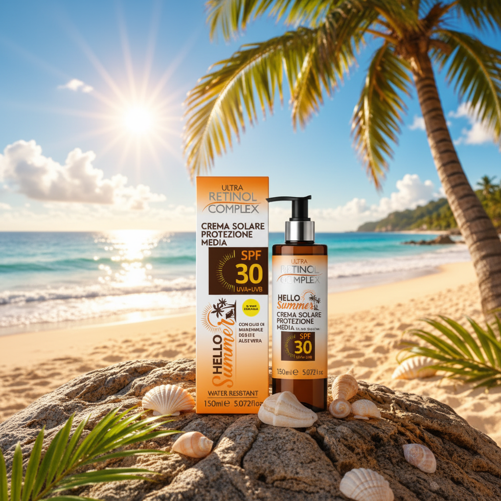 🌞 Huile Protectrice Solaire SPF 30 – Ultra Retinol Complex 150ml