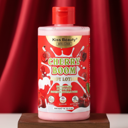 Lait Corps Éclat Kiss Beauty CHERRY BOOM (300ml)