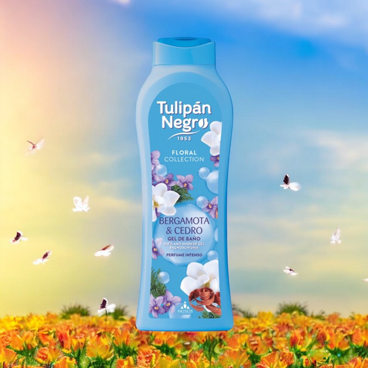 Gel douche Bergamote & cèdre 650ml - Tulipan Negro