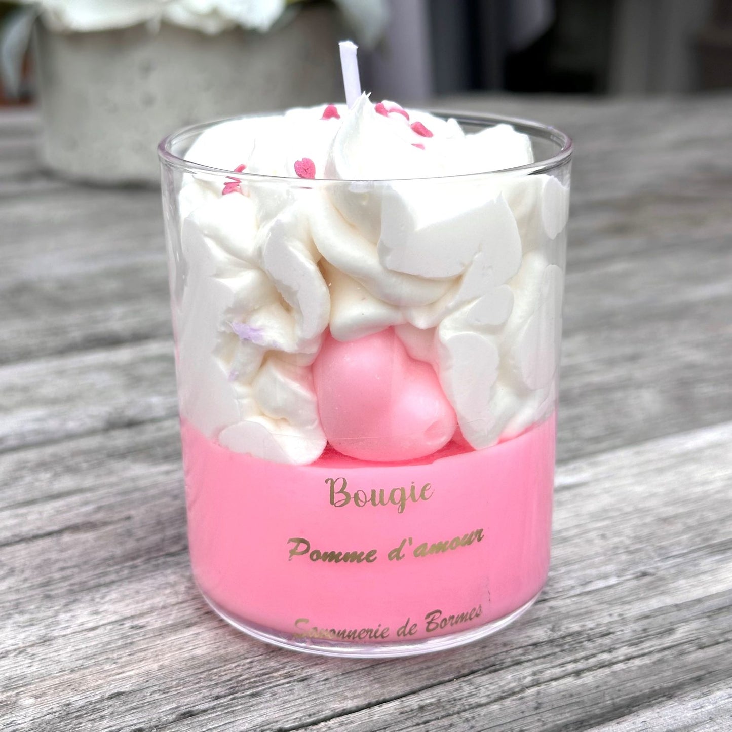 Bougie pâtissière 195 g Pomme d’amour