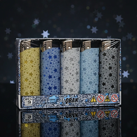 Briquets QBAK® – Collection “Design Premium Etoiles”