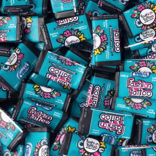 Chewing-gums FASHION TATTOO (Fraise)