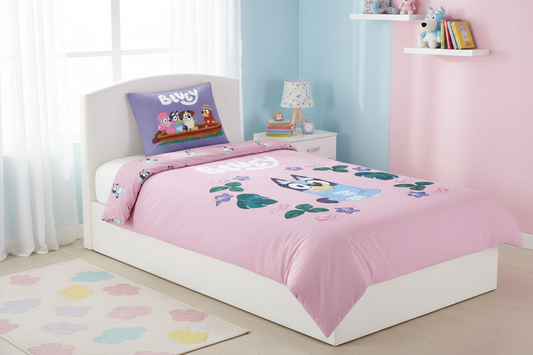 (Précommande) Parure de lit bébé Bluey