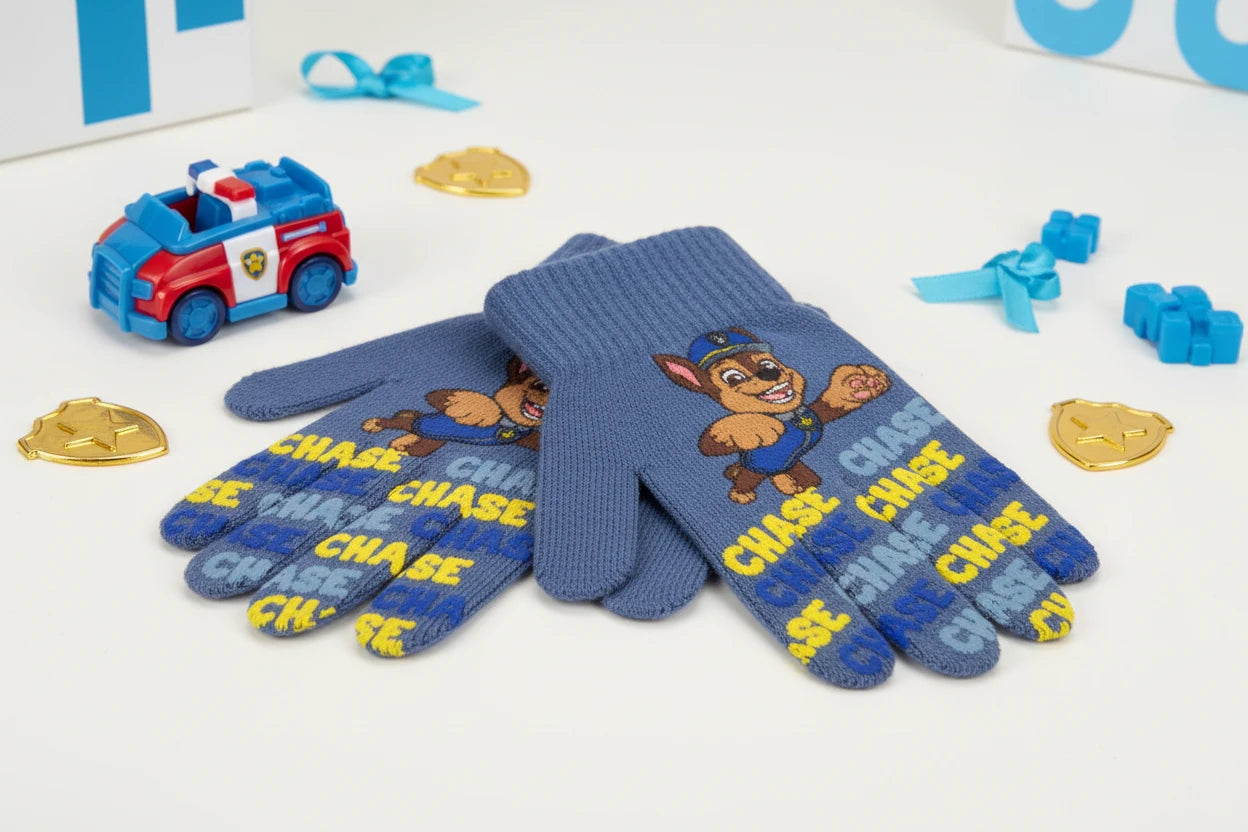 (Précommande) Gants bleu foncé Pat patrouille