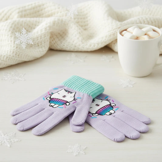 (Précommande) Gants violet pour enfants Gabby