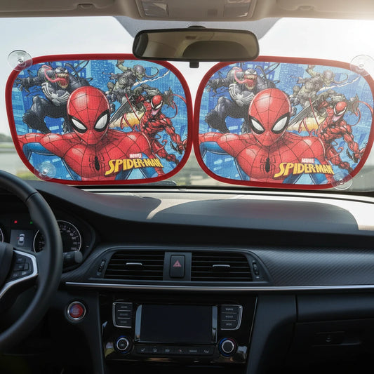 (Précommande) Pare-soleil Spiderman pour fenêtres, lot de 2