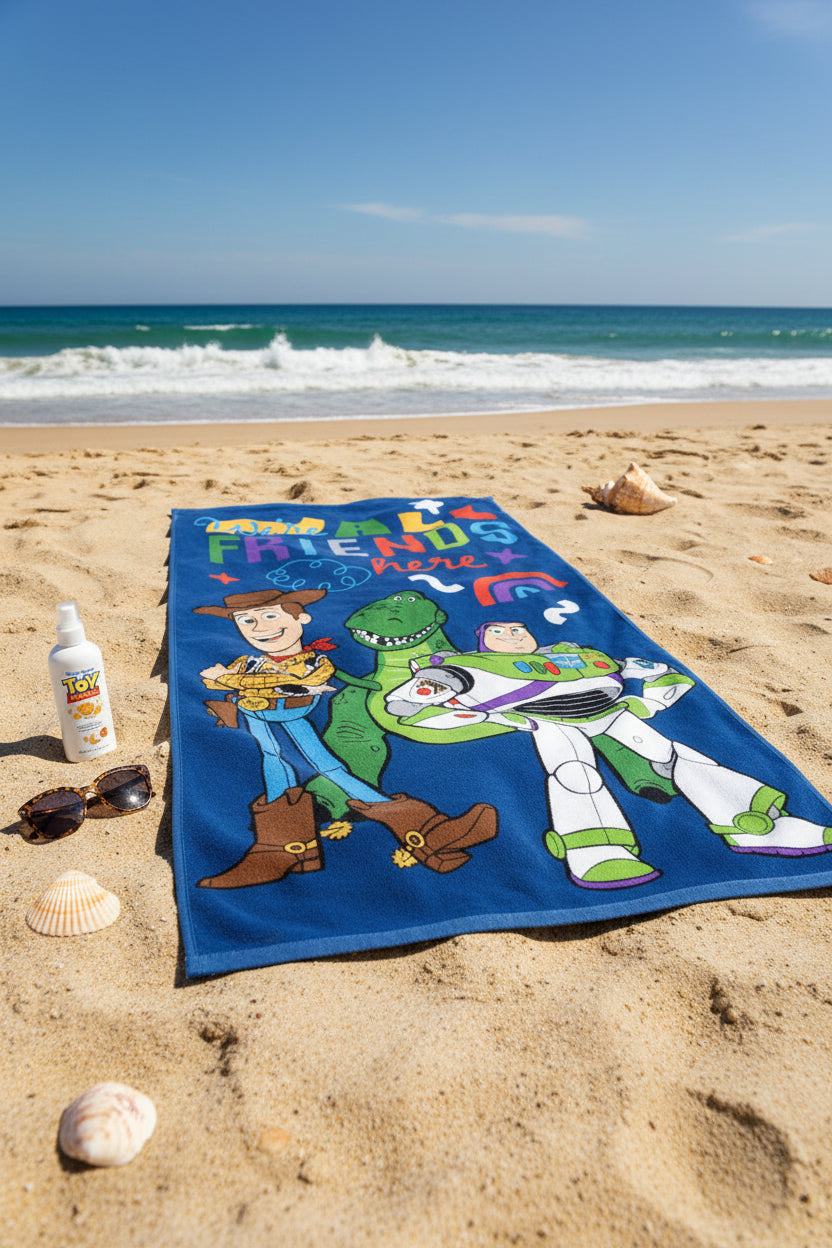 Serviette de plage Toy Story 70x140cm (Séchage rapide)
