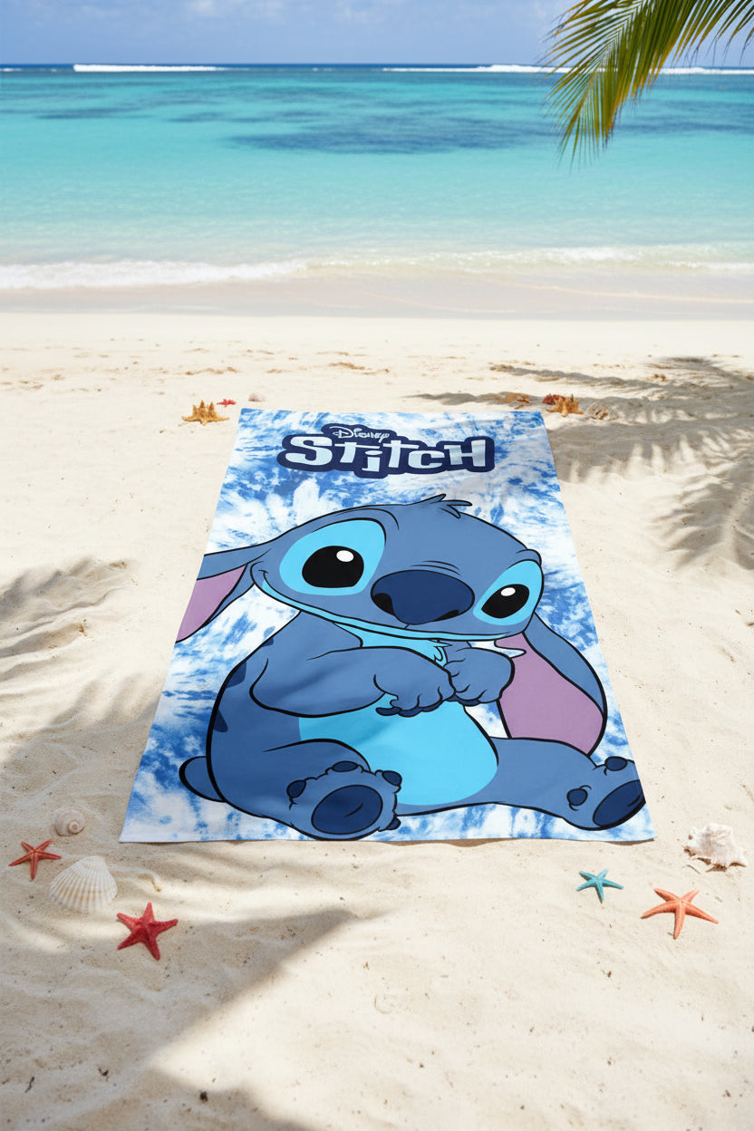 (Précommande) Serviette de plage 70x140cm (Séchage rapide) Stitch