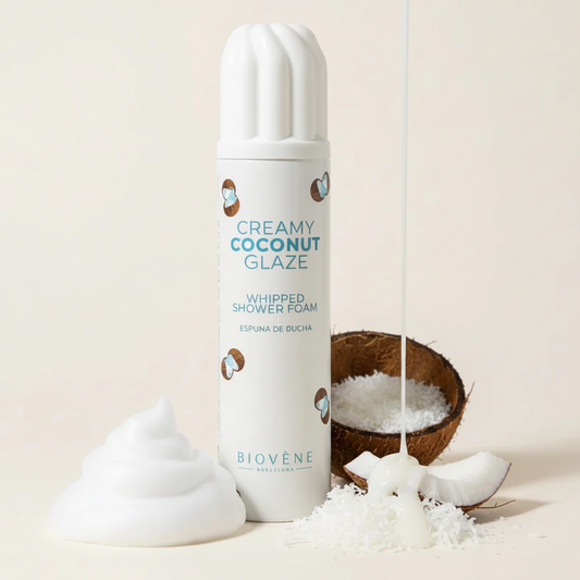 🥥🍦 Mousse de douche crémeuse en glaçage de coco (250ML)