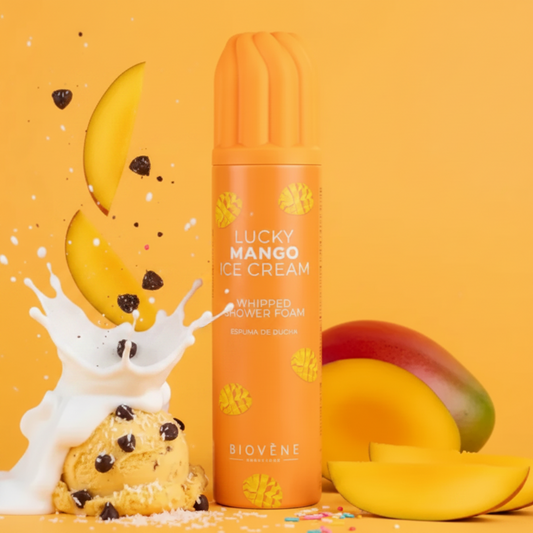 🥭🍦 Mousse de douche chantilly - Glace à la mangue (250ml)