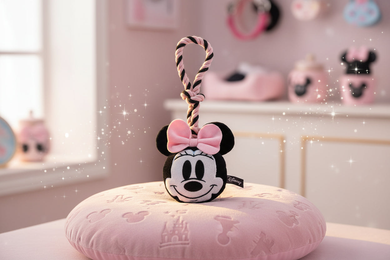 (Précommande) Jouet pour chien Minnie en corde couineuse 30 cm