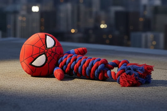 (Précommande) Jouet pour chien en corde couineuse 30 cm