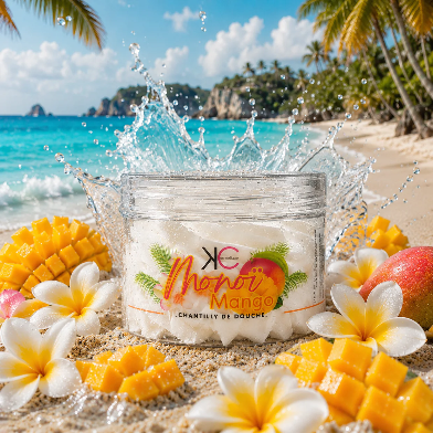 Chantilly de Douche Monoï Mangue – 100 g