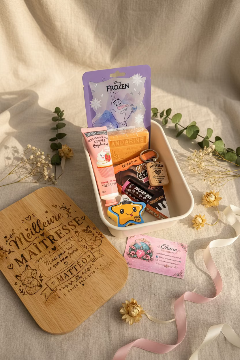 Coffret cadeau personnalisé