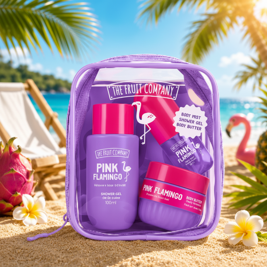 Sacoche de voyage The Fruit Company – Pink Flamingo – Pitahaya • Vanille • Musc
