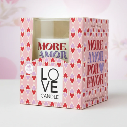 (Précommande) Bougie Parfumée “More Amor Por Favor”  (120g)