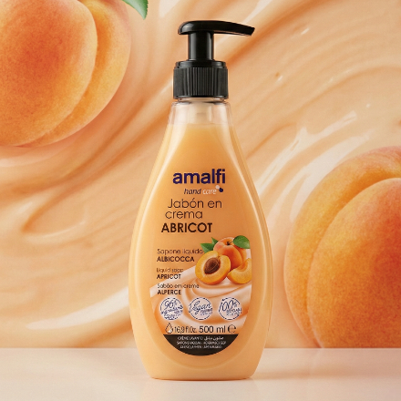 (Précommande) Savon Crème Mains Amalfi – Douceur de Pêche (500ml)
