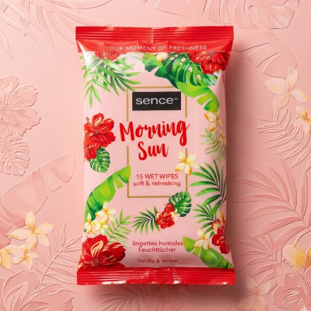 (Précommande) Set de 2 Paquets de 15 Lingettes MORNING SUN Sence