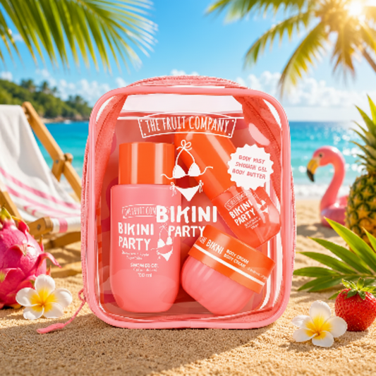👙 Sacoche de voyage The Fruit Company – Bikini Party 🍓 Fraise • Pomme • Sucre