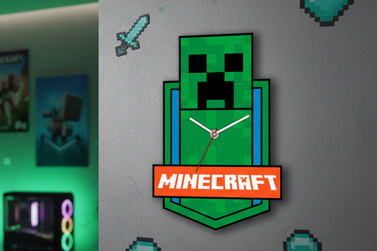 (Précommande) Horloge murale Minecraft