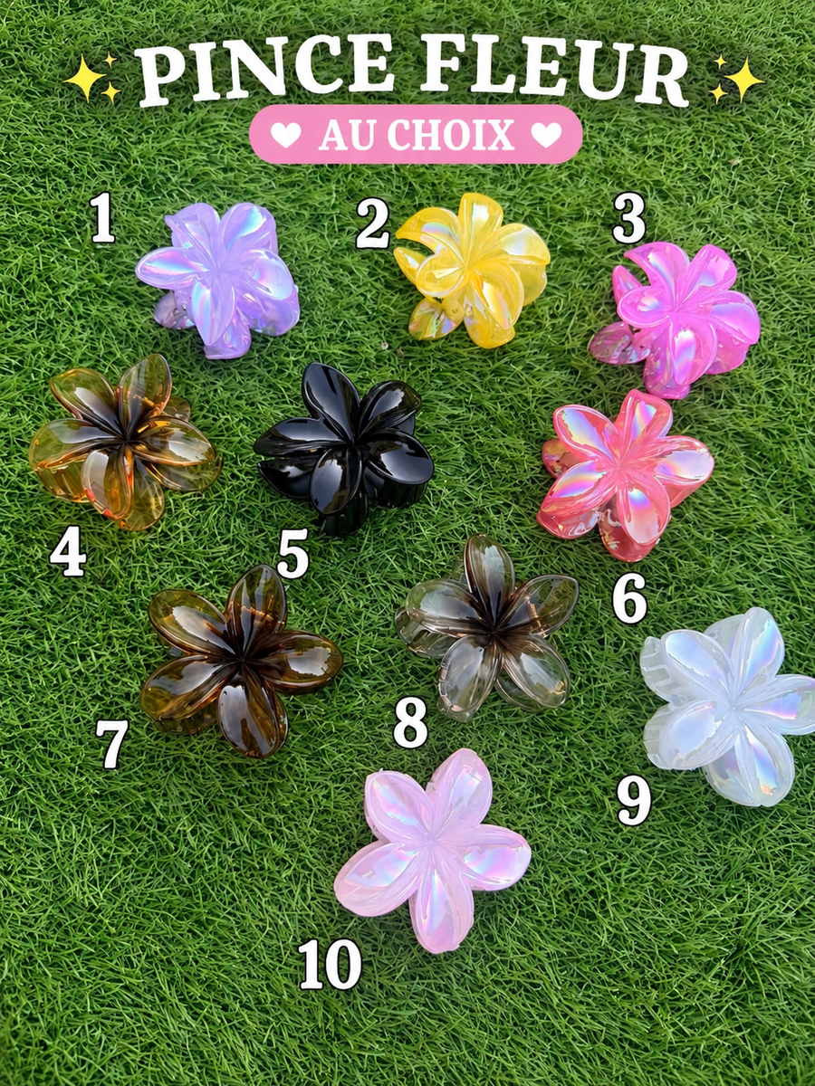 🌸 Pince Fleur – L’accessoire tendance de l’été !