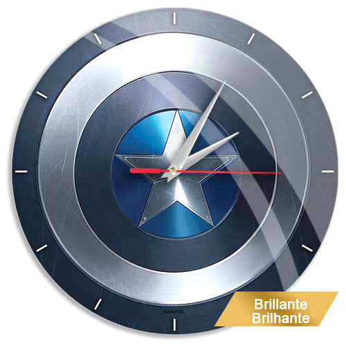 (Précommande) Horloge murale Captain America Marvel