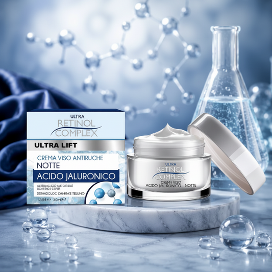 (Précommande) 💙✨ Crème Visage Ultra Lift de Nuit à l’Acide Hyaluronique Retinol Complex 50 ml