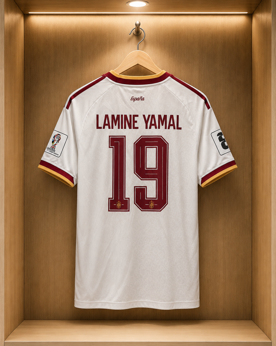 Maillot Espagne 2026 – Lamine Yamal #19 (Taille M) 🇪🇸