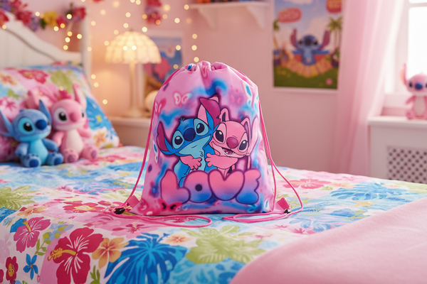 Sac de sport Stitch, sac de gym 37 cm