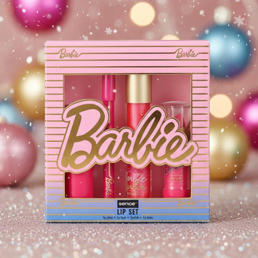 Coffret Cadeau Barbie – Kit Lèvres 4 Pièces