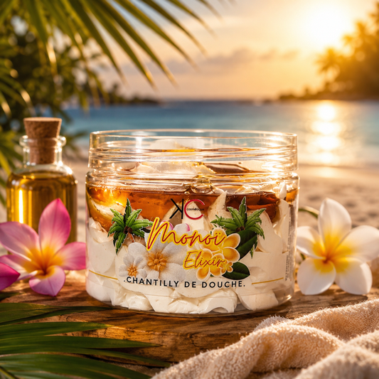 🌺 Chantilly de Douche – Monoï Élixir