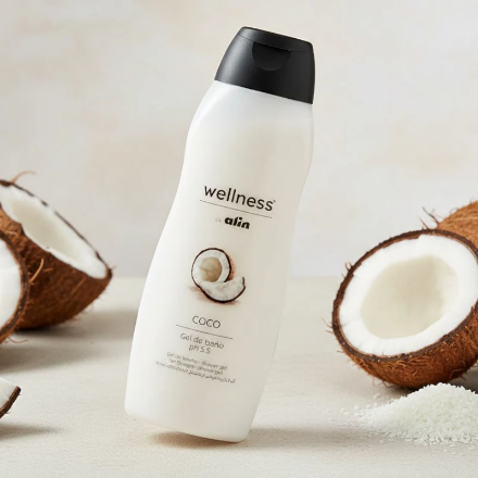 (Précommande) Gel Douche & Bain WELLNESS – Format Généreux 750ML Coco PH5.5