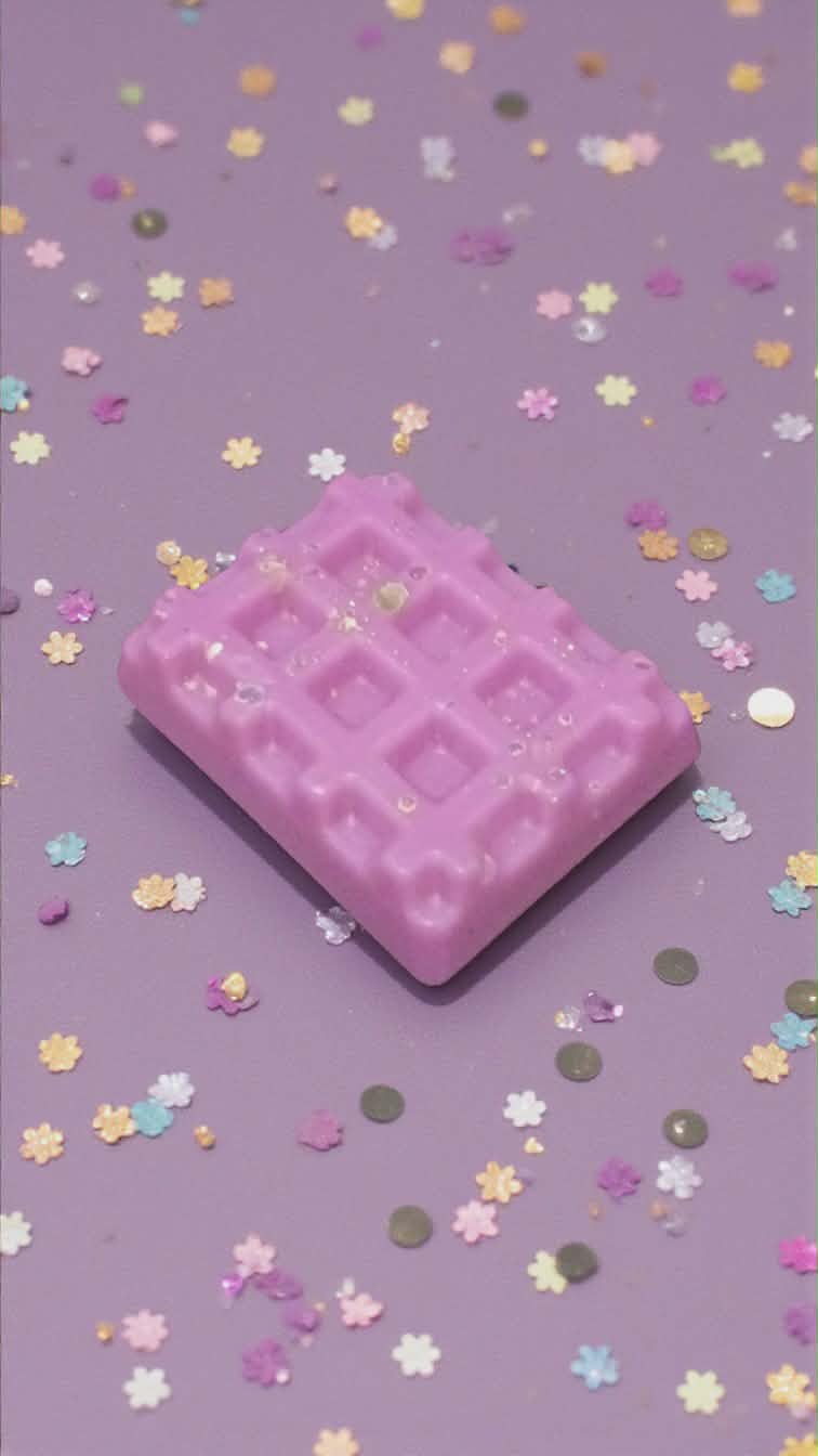 Fondants parfumés en forme de gaufres 10g