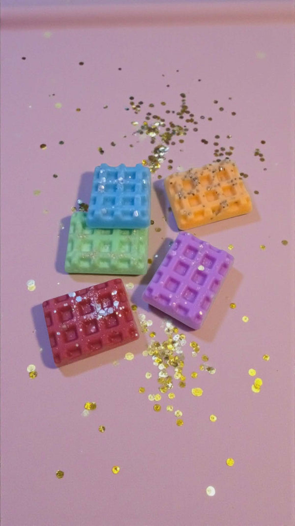 Fondants parfumés en forme de gaufres 10g
